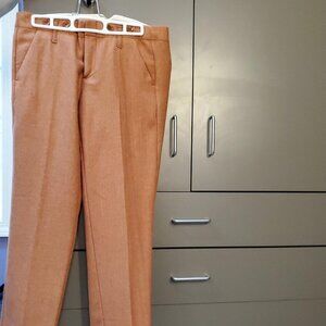 Anthropologie Paper Bag Fully Lined Herringbone Cropped Trouser Size 4